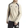 adidas Boston Marathon 1/2-Zip Long Sleeve Running T-Shirt 'Beige Black' HY3259 sold by KicksCrew