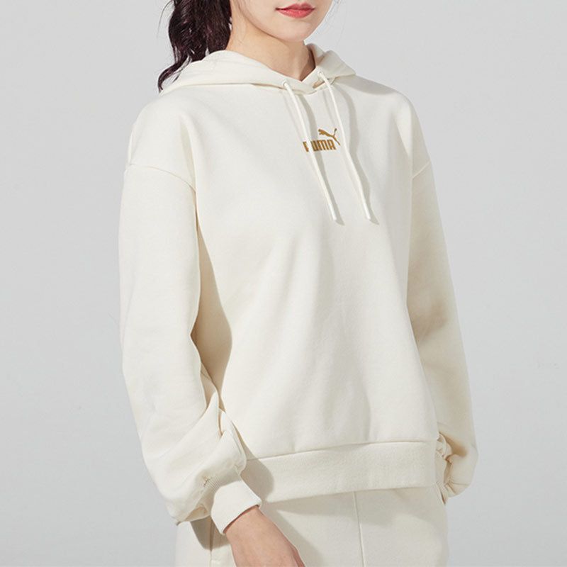 (WMNS) Puma Winterized Hoodie Logo 'Beige' 848251-73 sold by KicksCrew product image thumbnail 5