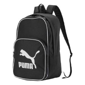 Puma Originals Retro Woven Backpack 'Black White' 076652-01 sold by KicksCrew