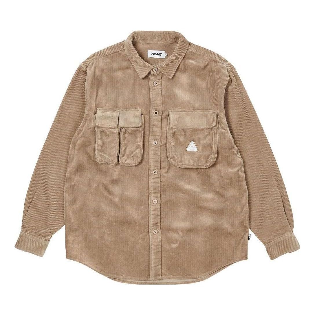 Palace FW22 Cargo Cord Shirt 'Brown' P23SHT073 sold by KicksCrew