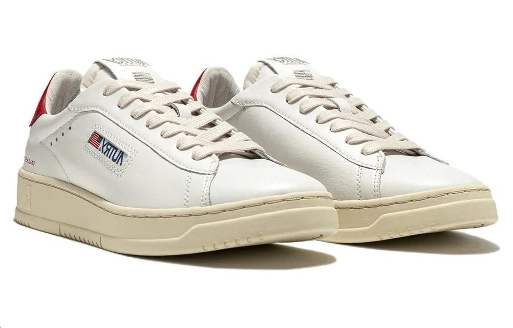 (WMNS) Autry Dallas Low Leather 'White Red' ADLW-NW03 sold by KicksCrew product image thumbnail 3