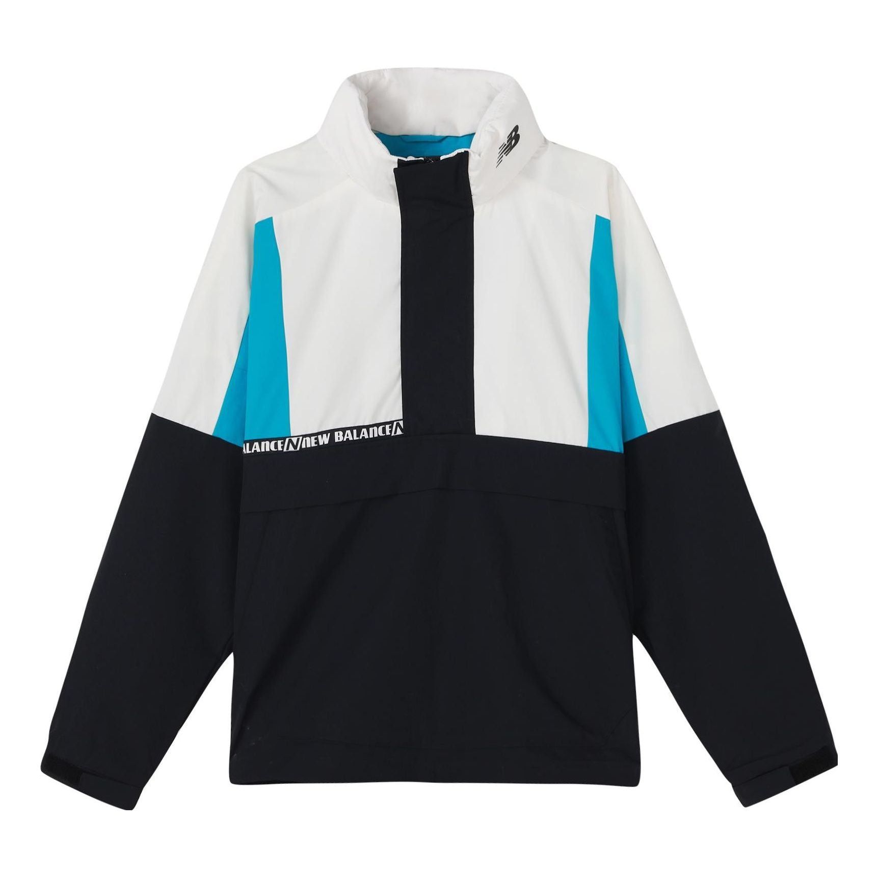 New Balance Vintage Colorblock Jacket 'White Black Blue' NAA13023-TBL sold by KicksCrew