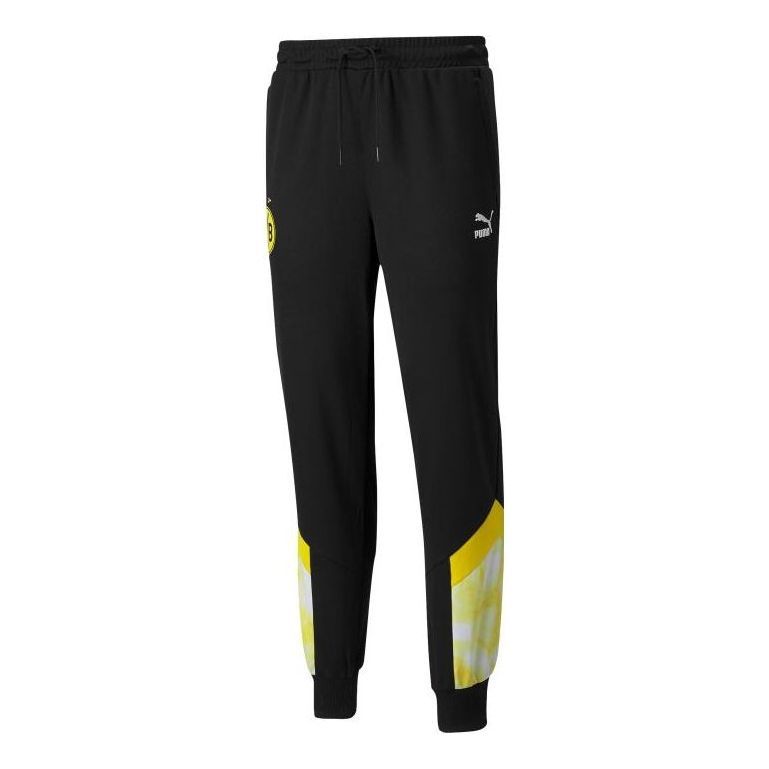Puma Bvb Iconic Mcs Mesh Track Pants Logo 'Black' 765042-02 sold by KicksCrew