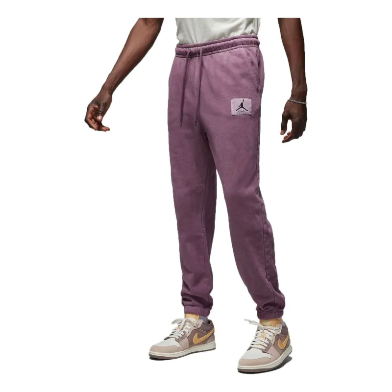 Air Jordan Essentials Fleece Washed Pants 'Mauve' FB7298-508 sold by KicksCrew
