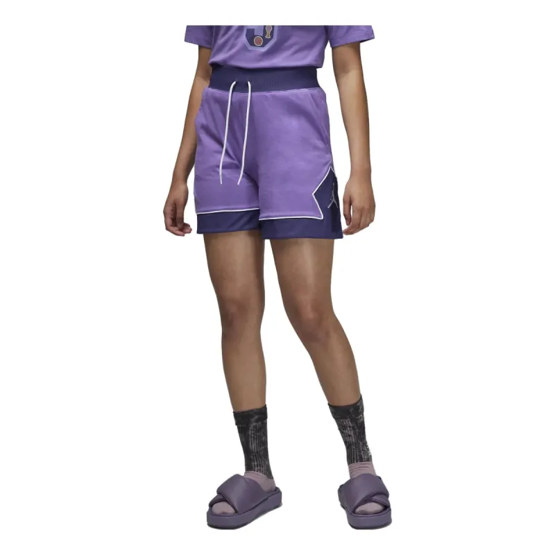 (WMNS) Air Jordan Diamond Shorts 'Purple' DZ3352-542 sold by KicksCrew