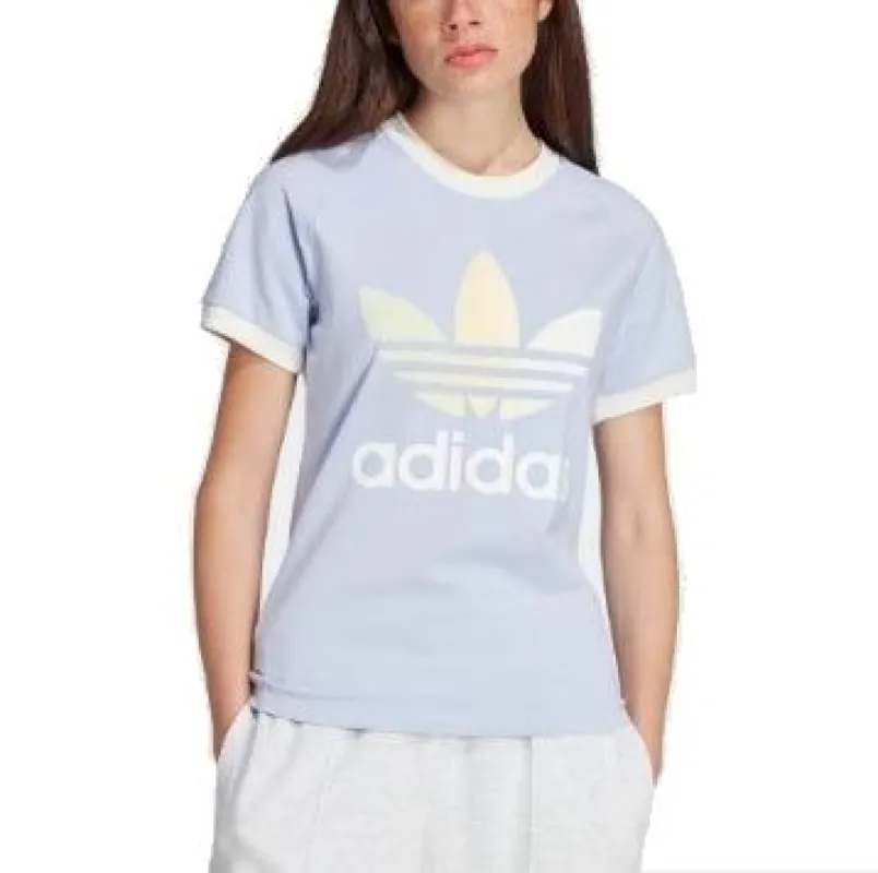 (WMNS) adidas Originals Gradient Cali T-Shirt 'Purple White' IT9822 sold by KicksCrew