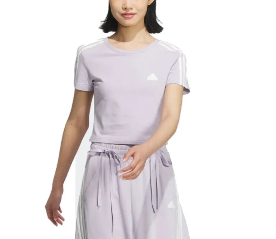 (WMNS) adidas Dance Short Sleeve T-Shirt 'Purple' JI9794 sold by KicksCrew
