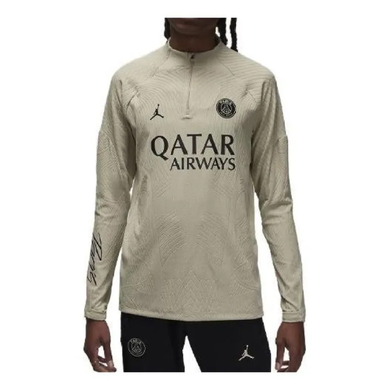 Air Jordan x Paris Saint-Germain Strike Elite Third ADV Football Drill Top 'Hemp' DZ0696-231 sold by KicksCrew