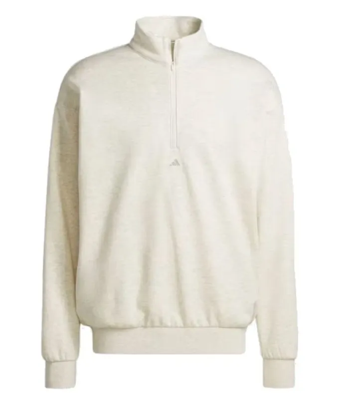 adidas Basketball Half-Zip Sweatshirt 'White' IW1625 sold by KicksCrew