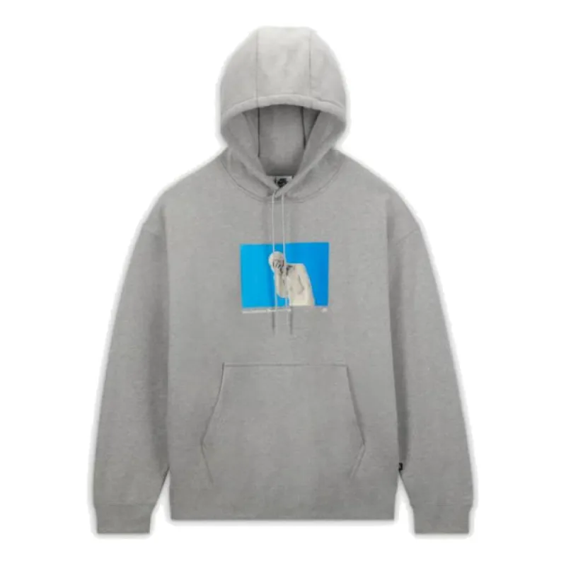 Nike SB Fleece Pullover Skate Hoodie 'Dark Grey Heather' FN2556-063 sold by KicksCrew