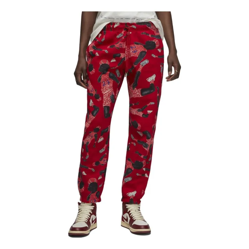 (WMNS) Air Jordan Artist Series by Parker Duncan Pants 'Red' DX0405-687 sold by KicksCrew