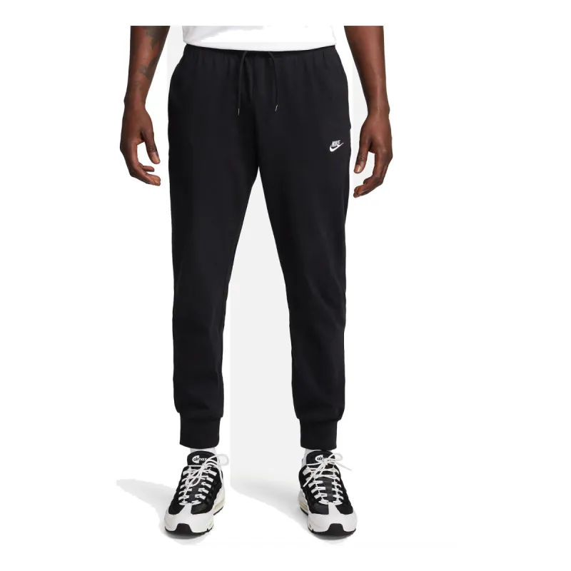 Nike Club Knit Joggers 'Black White' FQ4330-010 sold by KicksCrew