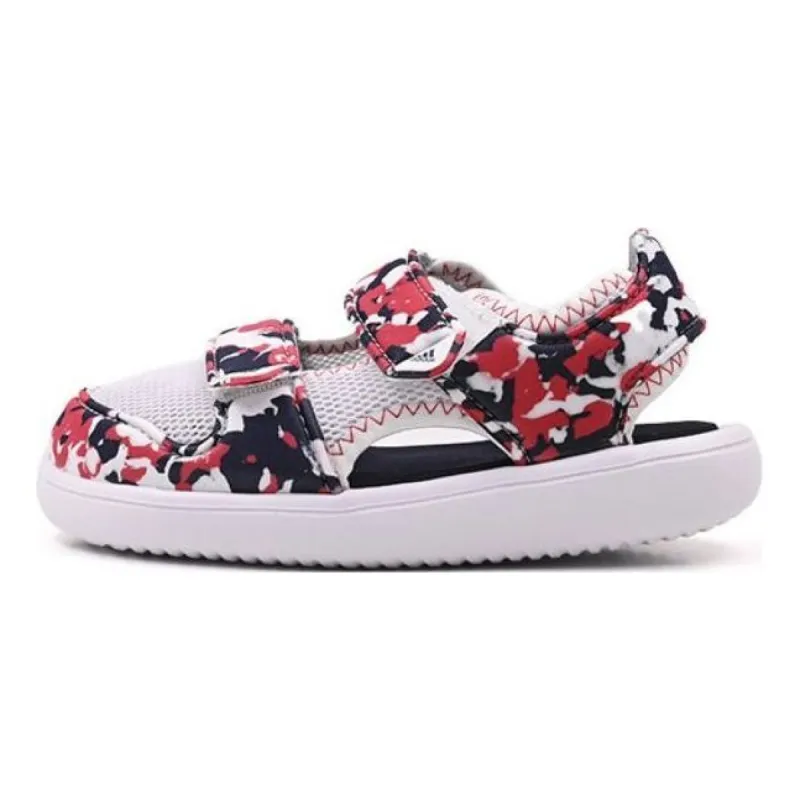 (PS) adidas Comfort Sandals Camouflage 'White Red' HP6791 sold by KicksCrew