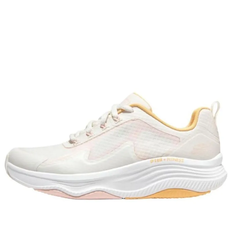 (WMNS) Skechers D'Lux Fitness 'White Yellow' 149899-NTMT sold by KicksCrew