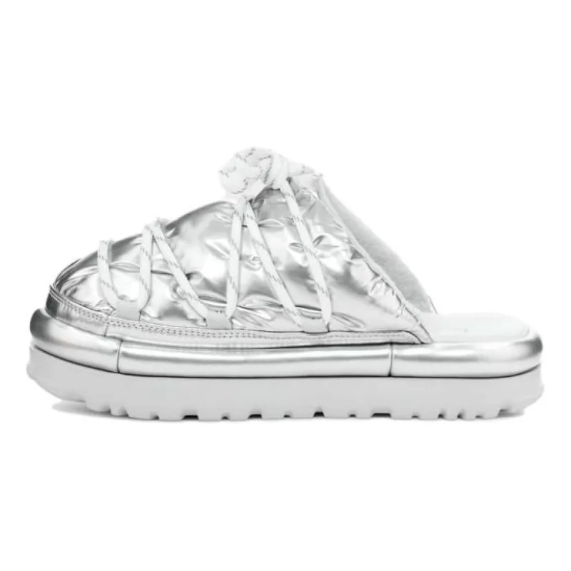 (WMNS) UGG Hi Shine Spaceslider Slide 'Silver' 1149033-SLVR sold by KicksCrew
