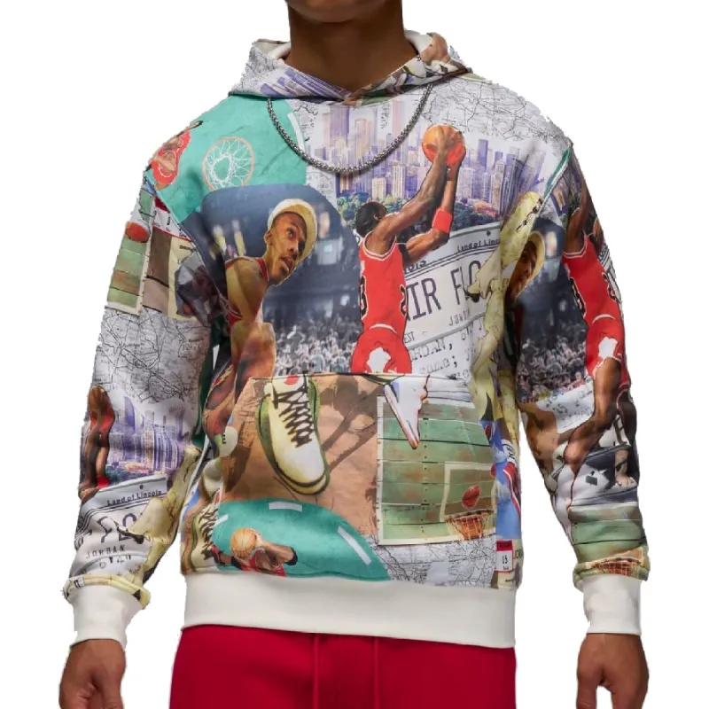 Air Jordan Brooklyn Fleece Printed Hoodie 'Multicolor' FV7297-133 sold by KicksCrew
