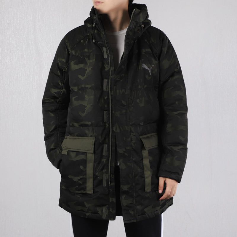 Puma Hoodie Long Sleeve Jacket 'Green' 581641-70 sold by KicksCrew product image thumbnail 3