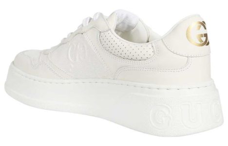 Gucci GG Embossed Sneaker 'White' 669582-1XL10-9014 sold by KicksCrew