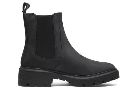 (WMNS) Timberland Courmayeur Valley Chelsea 'Black Nubuck' A5ND7015 sold by KicksCrew