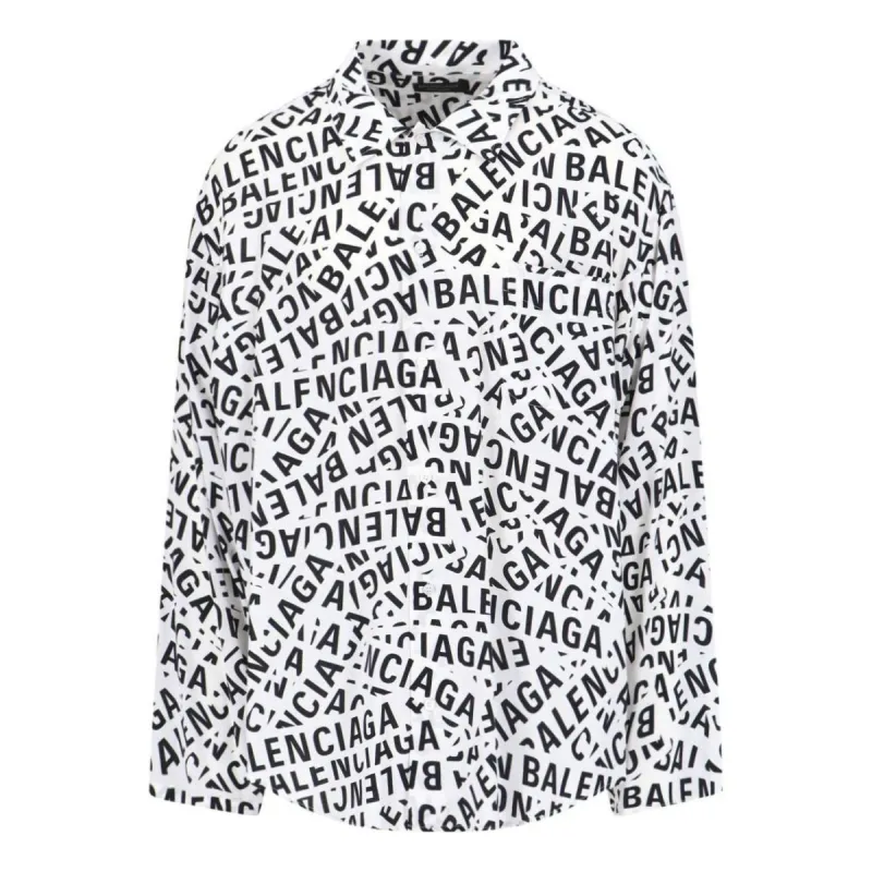 Balenciaga Logo Strips Minimal Shirt 'White' 681812TML219040 sold by KicksCrew