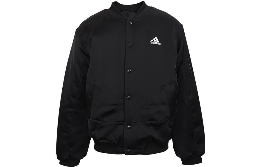 (GS) adidas Graphic Flight Jacket 'Black White' IP6995 sold by KicksCrew product image thumbnail 2