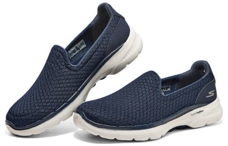 (WMNS) Skechers Go Walk 6 'Navy' 124523-NVY sold by KicksCrew