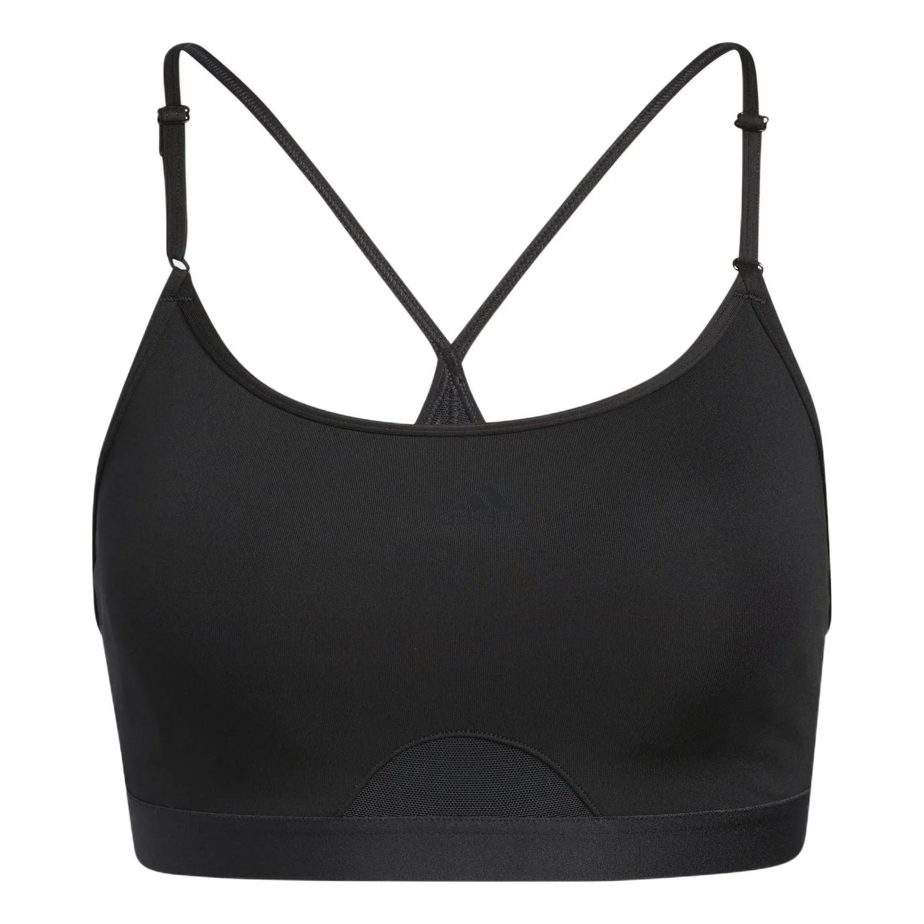 (WMNS) adidas Aeroreact Training Light-Support Bra 'Black' HB9884 sold by KicksCrew