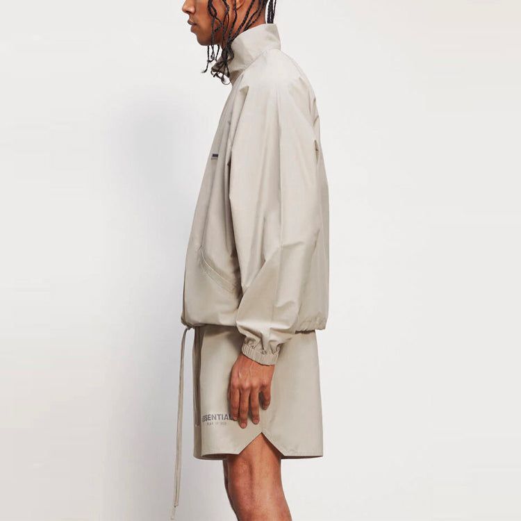 Fear of God Essentials FW20 Half Zip Track Jacket 'Moss' 0202250500026245 sold by KicksCrew product image thumbnail 4