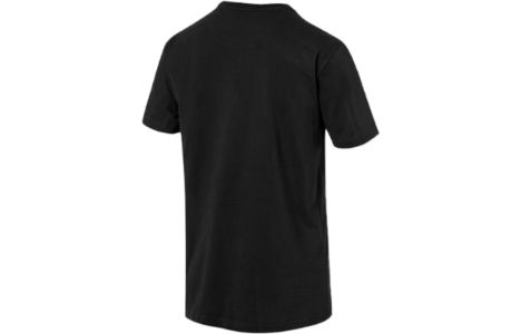 Puma STYLE Graphic Tee 'Black White' 593029-01 sold by KicksCrew