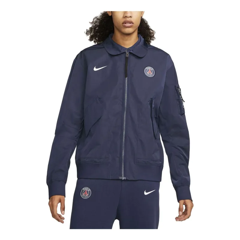 Nike Paris Saint-Germain Unlined Bomber Jacket 'Navy' DN1489-410 sold by KicksCrew