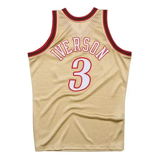 Mitchell & Ness x NBA Philadelphia 76ers 1996-97 Jersey 'Allen Iverson 3' BA895L-P76-D-L3V sold by KicksCrew product image thumbnail 2