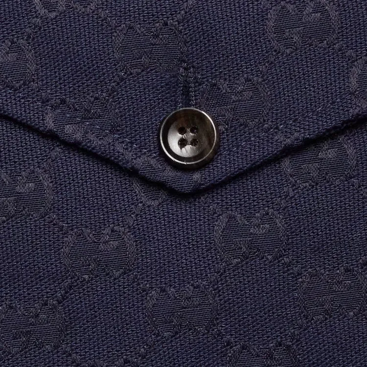 Gucci GG Canvas Jogging Pant 'Dark Blue' 755210-Z8BJ5-4596 sold by KicksCrew product image thumbnail 2