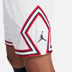 Air Jordan Paris-Saint Germain 21/22 Fourth Vapor Match Short 'White' DH7472-100 sold by KicksCrew