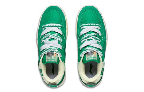 Li-Ning CF 3.0 Skate Shoes 'Green White' AGCT181-2 sold by KicksCrew