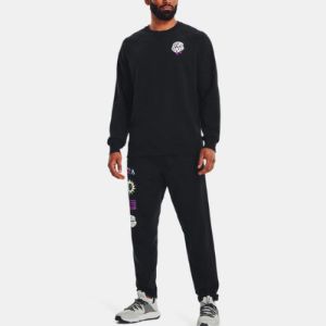 Under Armour Logo Sweatshirt 'Black' 1373837-001 sold by KicksCrew