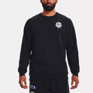 Under Armour Logo Sweatshirt 'Black' 1373837-001 sold by KicksCrew