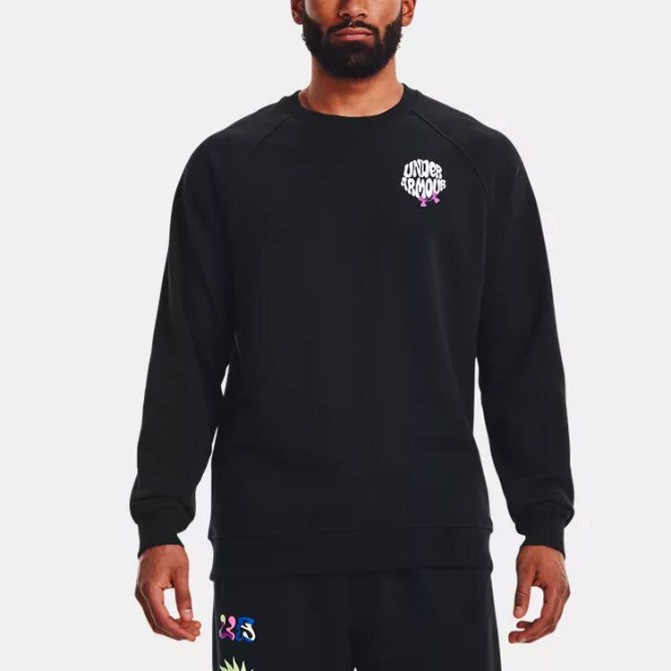 Under Armour Logo Sweatshirt 'Black' 1373837-001 sold by KicksCrew product image thumbnail 4