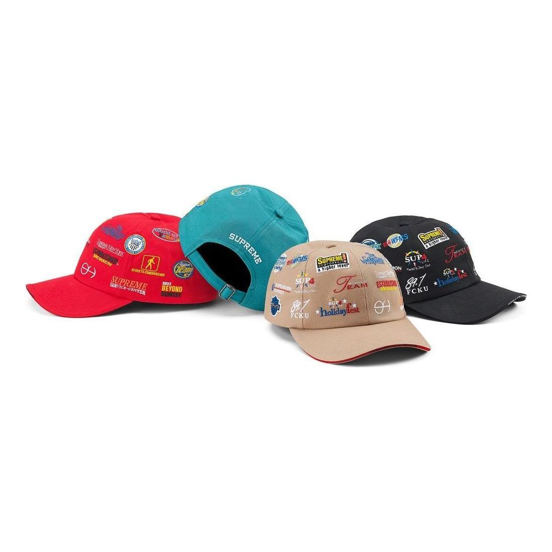Supreme Sponsors 6-Panel 'Multi-Color' SUP-FW22-1022 sold by KicksCrew