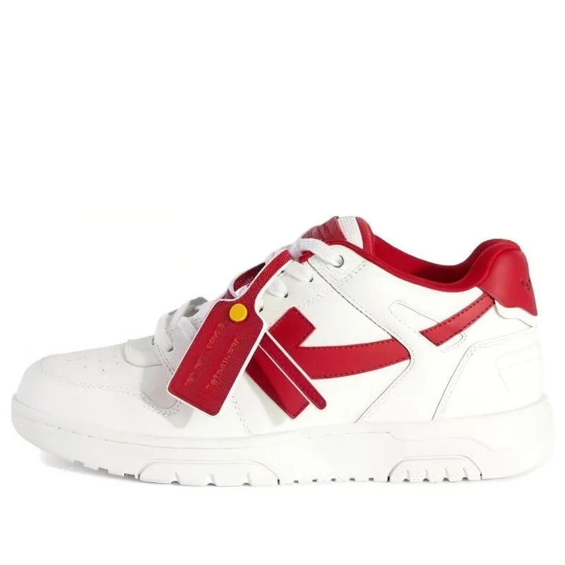 Off-White Out Of Office OOO Low Tops '2024 Lunar New Year Red White' OMIA189G23LEA0070125 sold by KicksCrew