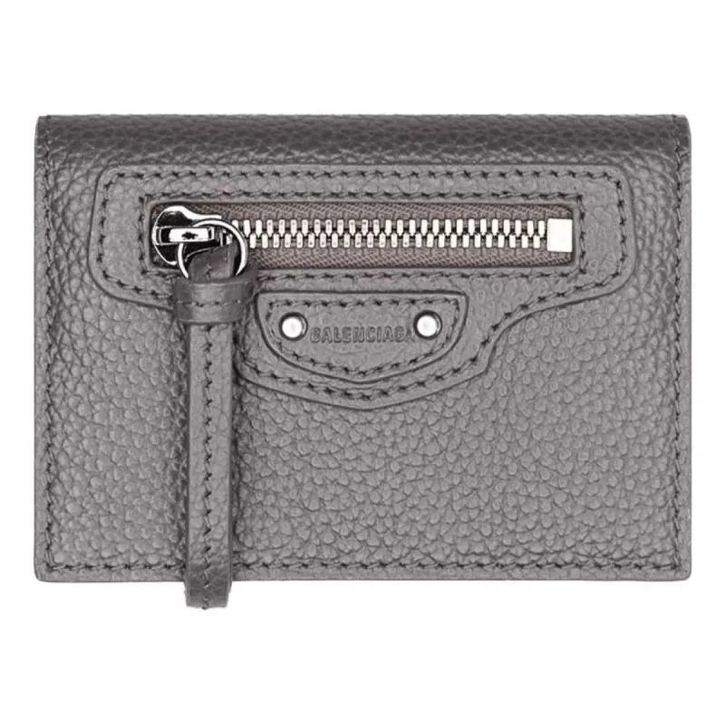 (WMNS) Balenciaga Neo Classic Mini Wallet 'Dark Grey' 64010715Y0Y1219 sold by KicksCrew