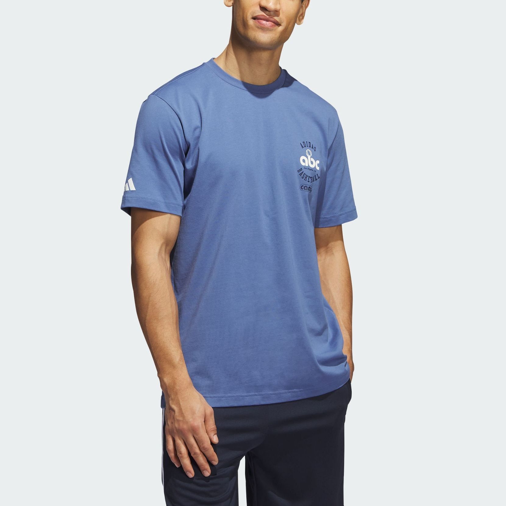 Adidas Summer Camp Story T-Shirts 'Blue' IM4633 sold by KicksCrew product image thumbnail 2