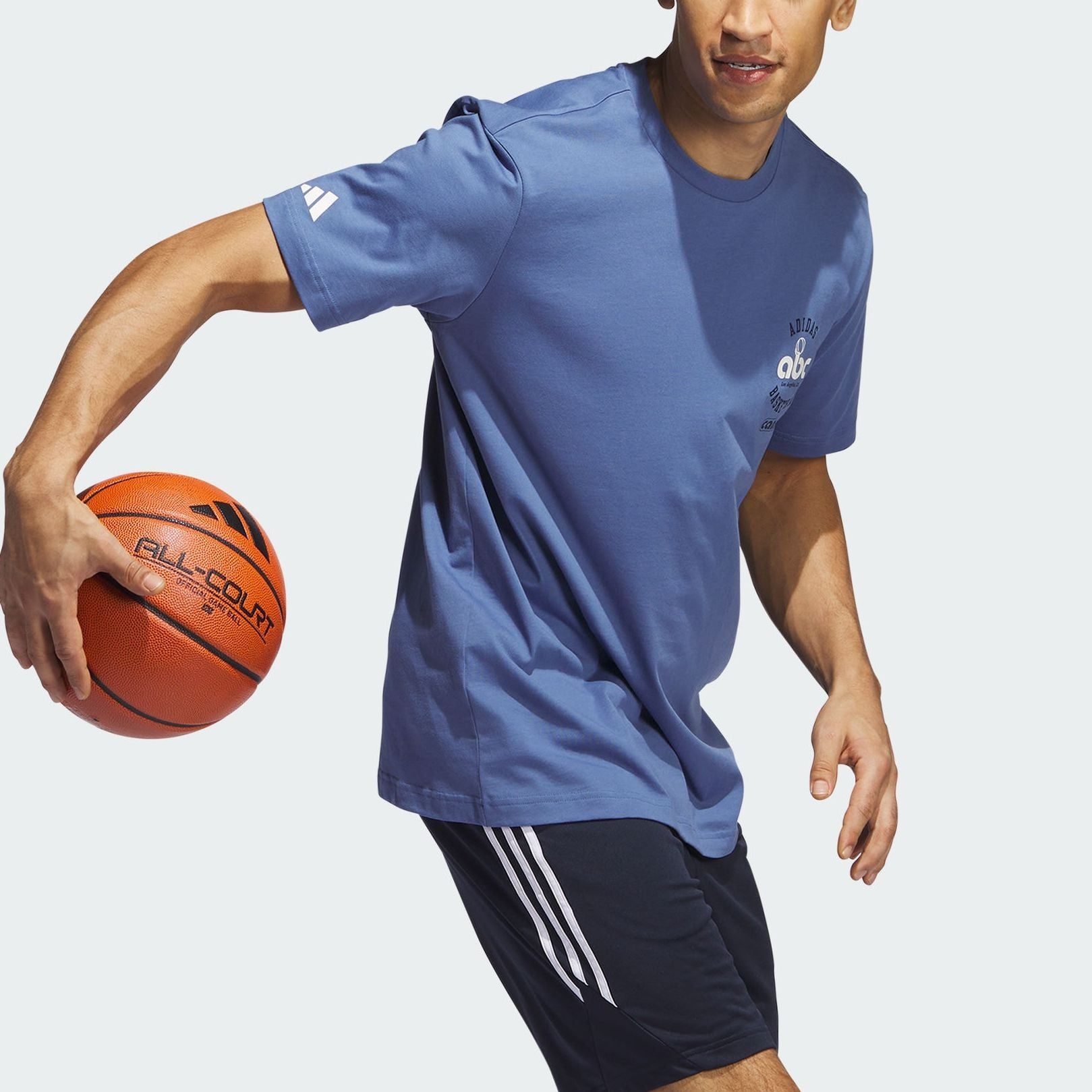 Adidas Summer Camp Story T-Shirts 'Blue' IM4633 sold by KicksCrew product image thumbnail 4