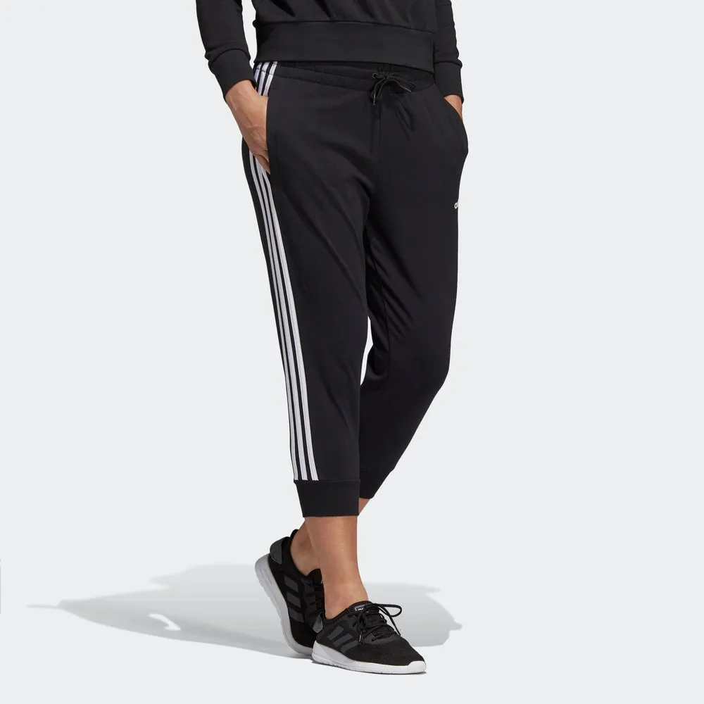 (WMNS) adidas Essentials Solid 3/4 Pants Asia Sizing 'Black' DP2396 sold by KicksCrew product image thumbnail 3