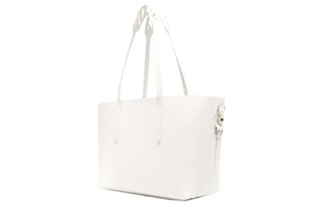 Off-White Binder Shopper Bag 'White Black' OWNA142R21LEA0010110 sold by KicksCrew