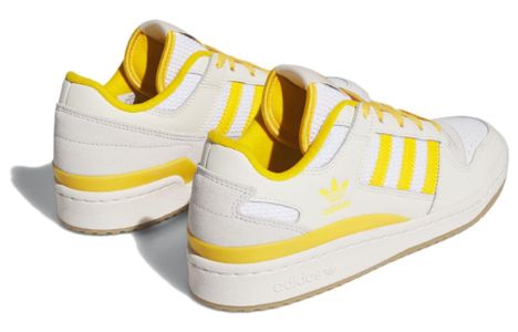 (WMNS) Adidas Originals Forum Low Shoes ' Cream White Crew Yellow' IF2740 sold by KicksCrew