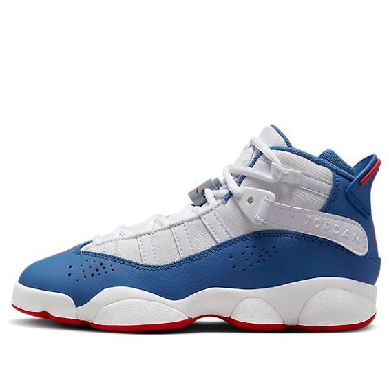 GS) Air Jordan Rings 'White True Blue' 323419-140 Parallel