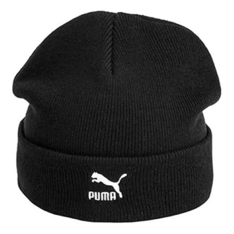 PUMA Archive Mid Fit Beanie 'Black White' 021740-01 sold by KicksCrew