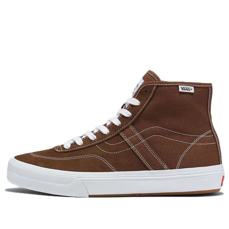 Vans Crockett High Decon 'Brown White' VN0007QVNWH sold by KicksCrew