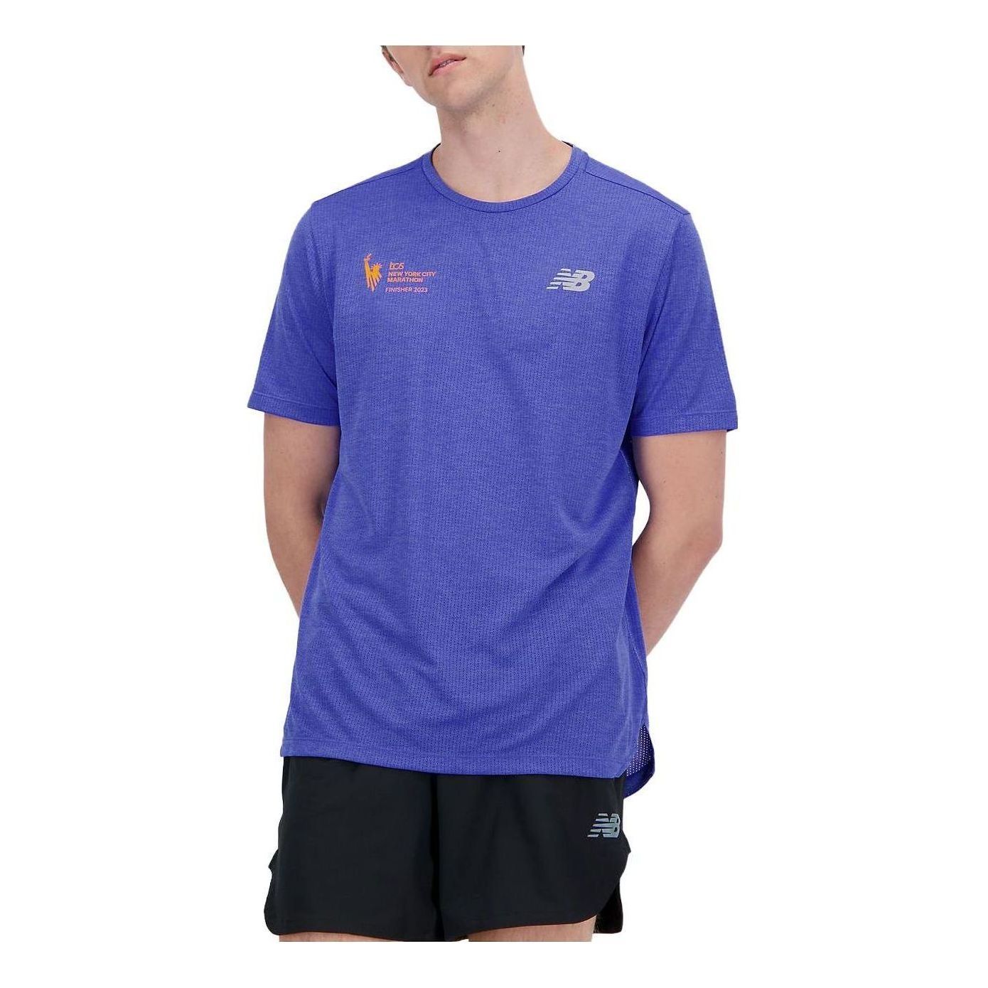New Balance Nyc Marathon Impact Run Tee 'Blue' MT33263M-MBH sold by KicksCrew