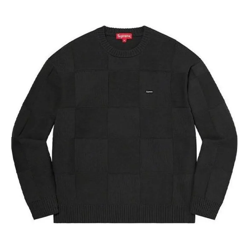 Supreme Kanji Logo Crewneck 'Black Yellow' SUP-SS20-547